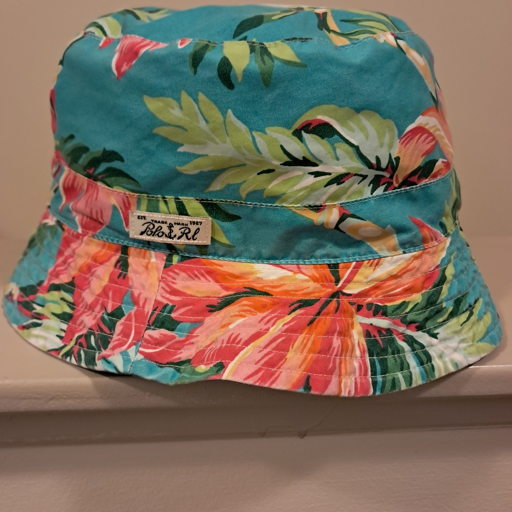 Polo by Ralph Lauren Tropical Bucket Hat - Teal and Coral